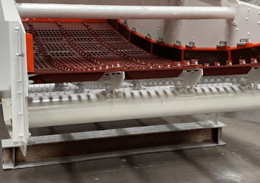 vibrating screen sieve of double-layer