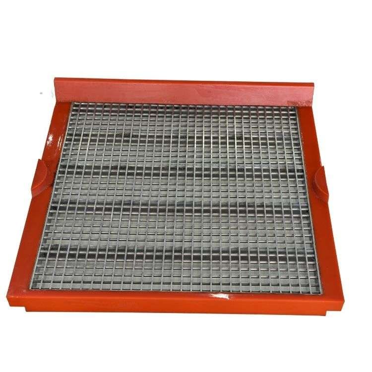 Polyurethane Frame Stainless Steel Woven Sieve Plate For Linear Vibrating Screen