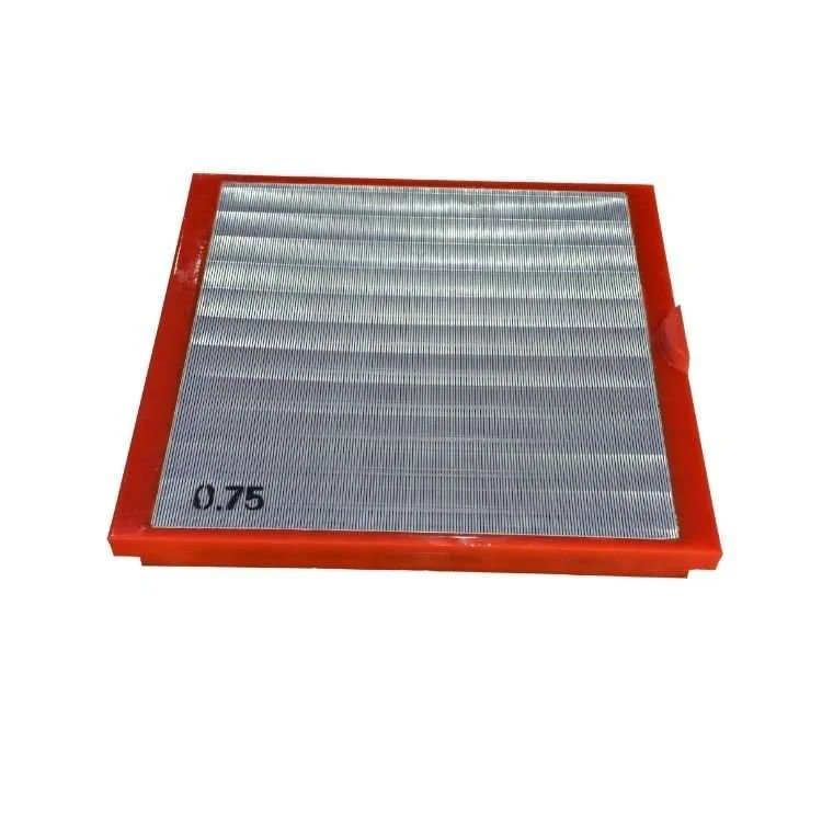 Polyurethane Frame Stainless Steel Slotted Sieve Plate For High-frequency Screens