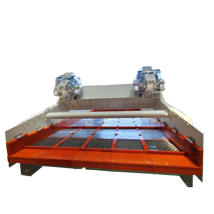 Horizontal vibrating screen